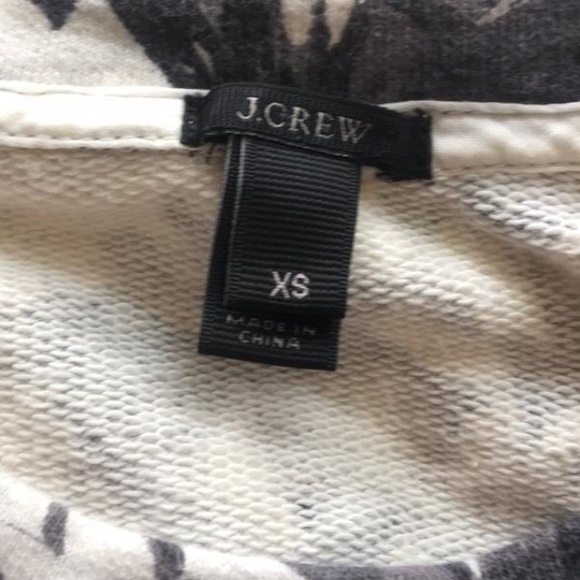 J. Crew Photo Floral Crewneck Sweatshirt Sz XS - Picture 4 of 8